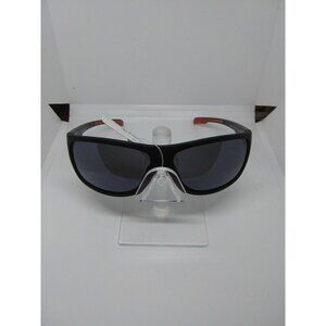 Solar Accents Sunglasses Black Frames Red Accents Mirrored Lenses NWT!!
